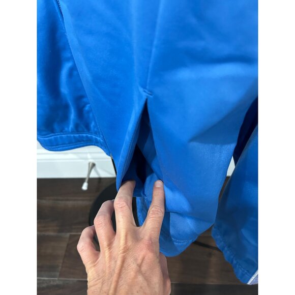 Vintage Puma Womens Track Jacket Size L Full Zip Blue White Stripes - Picture 6 of 10